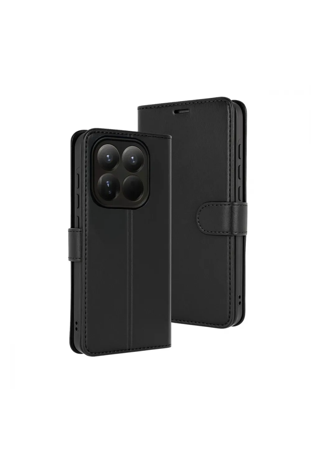 Xiaomi Mi 15t Trend S Plus Kapaklı Kılıf - Siyah
