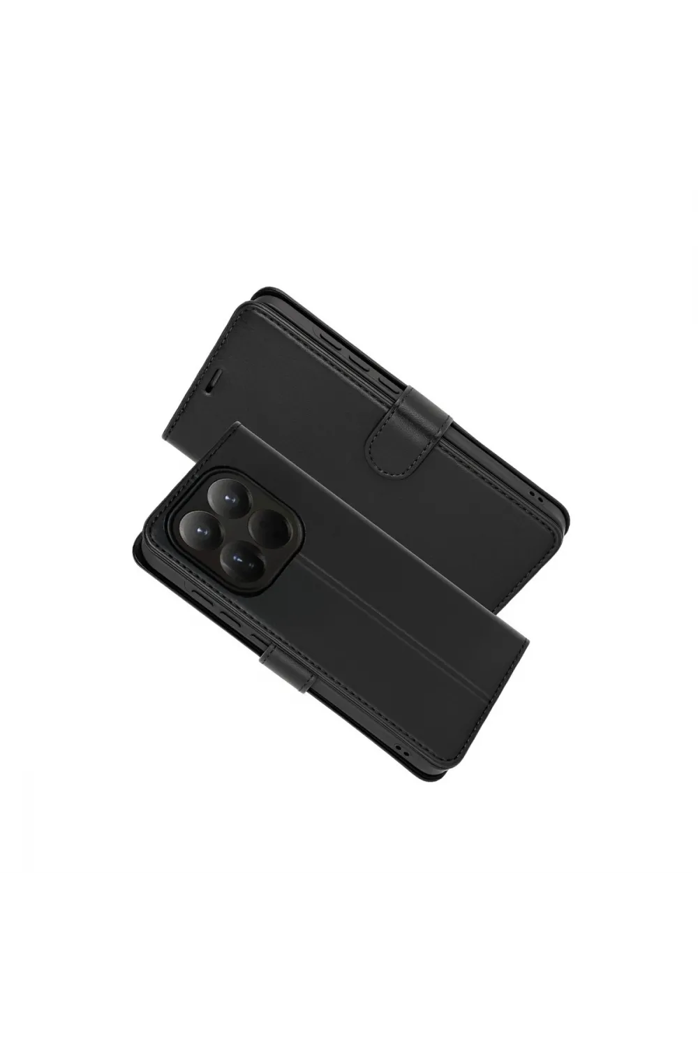 Xiaomi Mi 15t Trend S Plus Kapaklı Kılıf - Siyah
