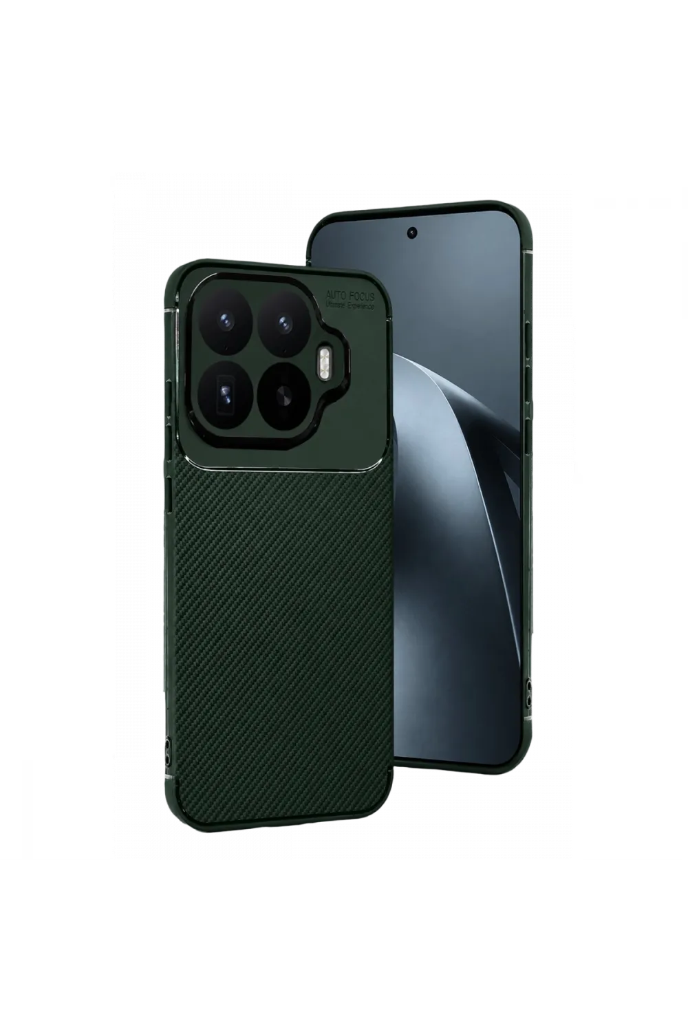 Xiaomi Mi 17t Auto Focus Karbon Kapak - Koyu Yeşil
