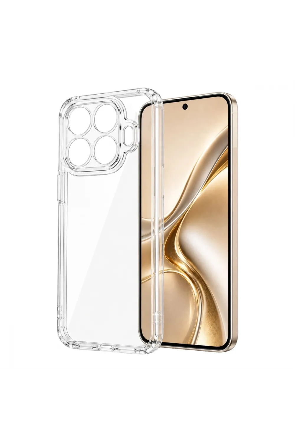 Xiaomi Mi 17t Lüx Şeffaf Silikon - Şeffaf