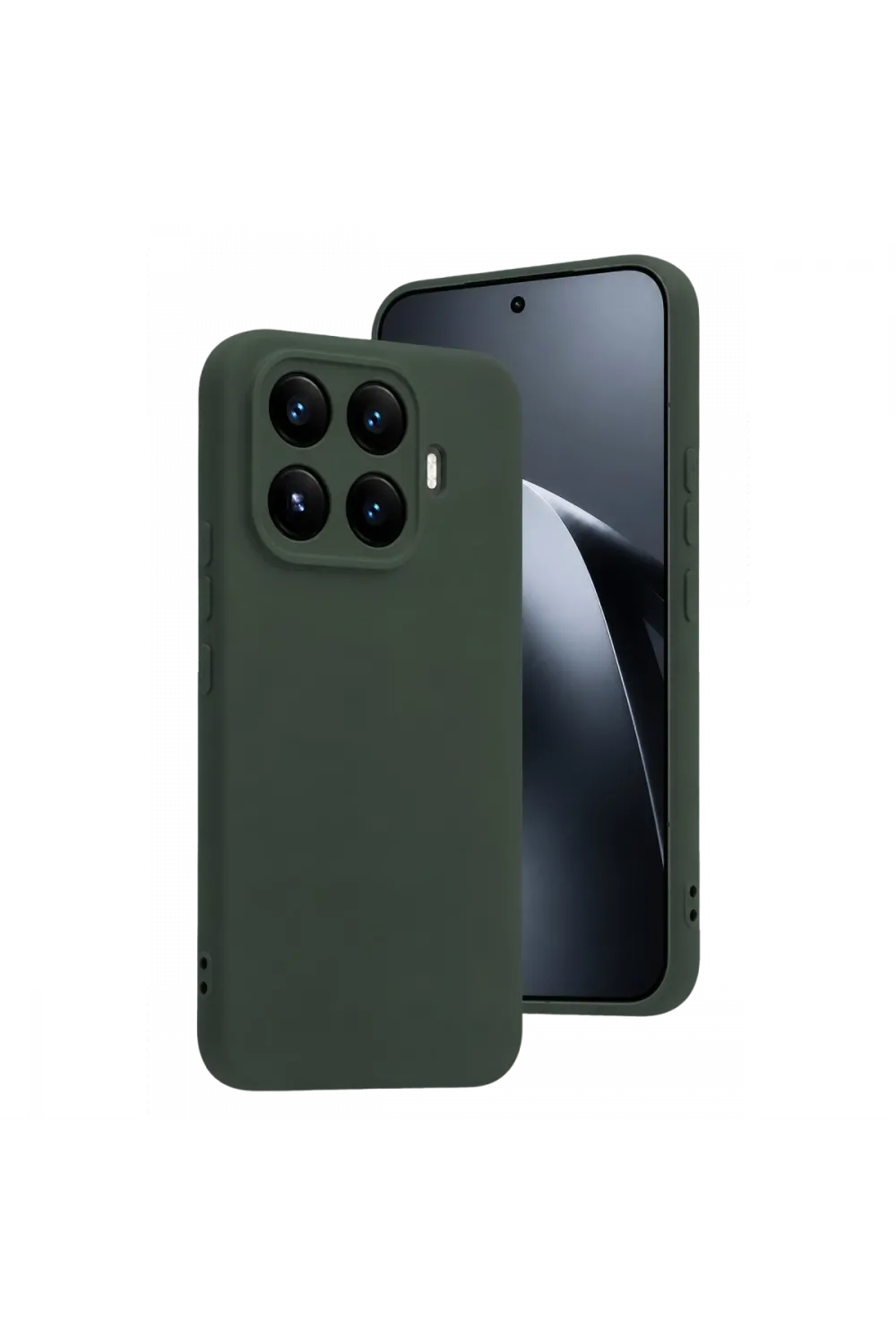 Xiaomi Mi 17t Pro Nano İçi Kadife Silikon - Koyu Yeşil