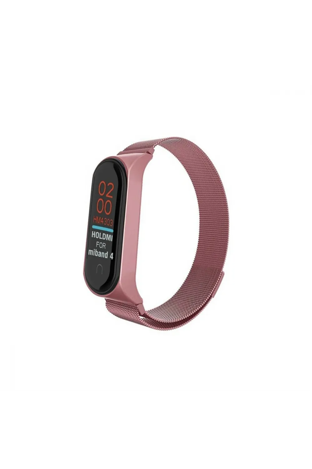 Xiaomi Mi Band 4 Metal Mıknatıslı Kordon (saat Değildir) - Rose