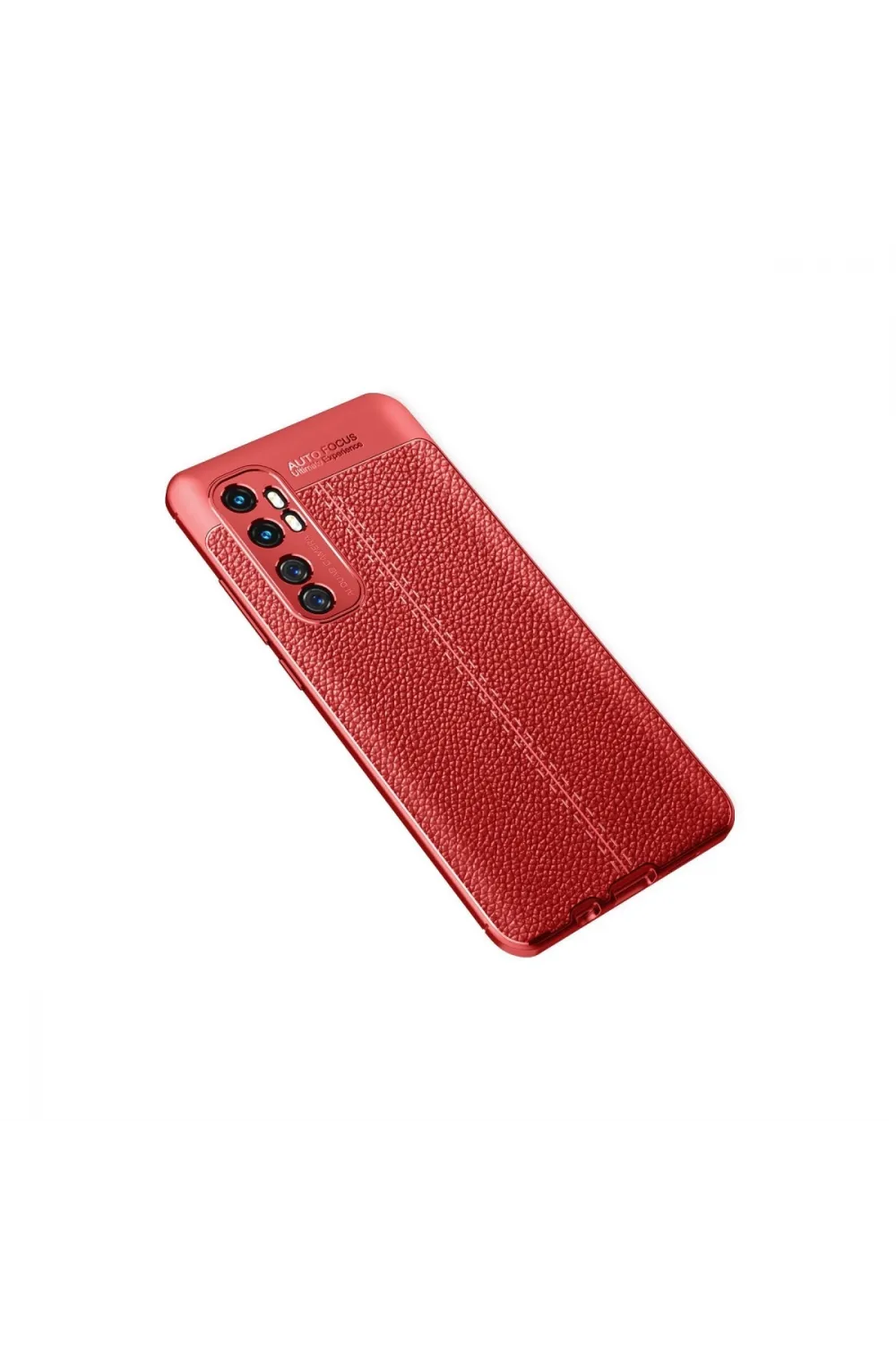 Xiaomi Mi Note 10 Lite Kılıf Auto Focus Kapak - Kırmızı