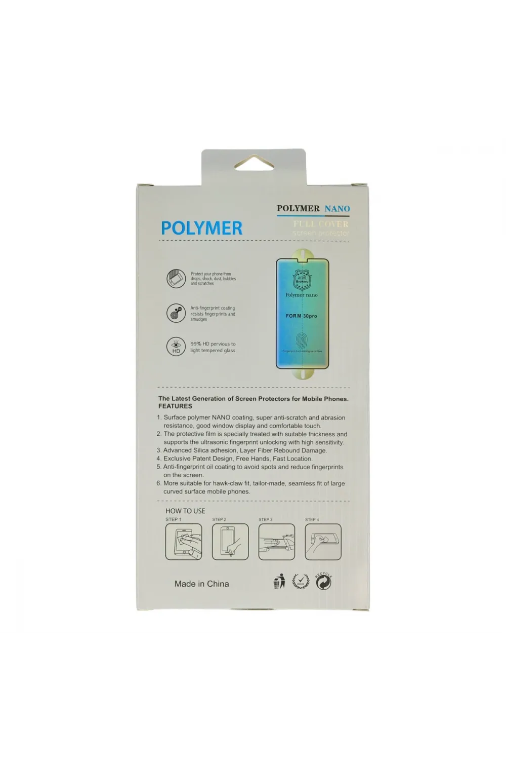 Xiaomi Mi Note 10 Lite Polymer Nano Ekran Koruyucu
