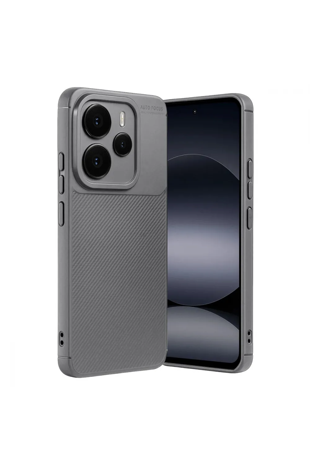 Xiaomi Note 14 5g Auto Focus Karbon Kapak - Gri