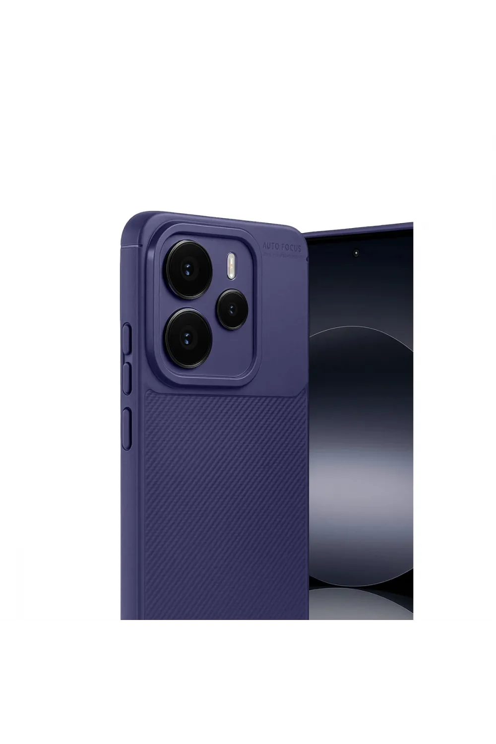 Xiaomi Note 14 5g Auto Focus Karbon Kapak - Lacivert