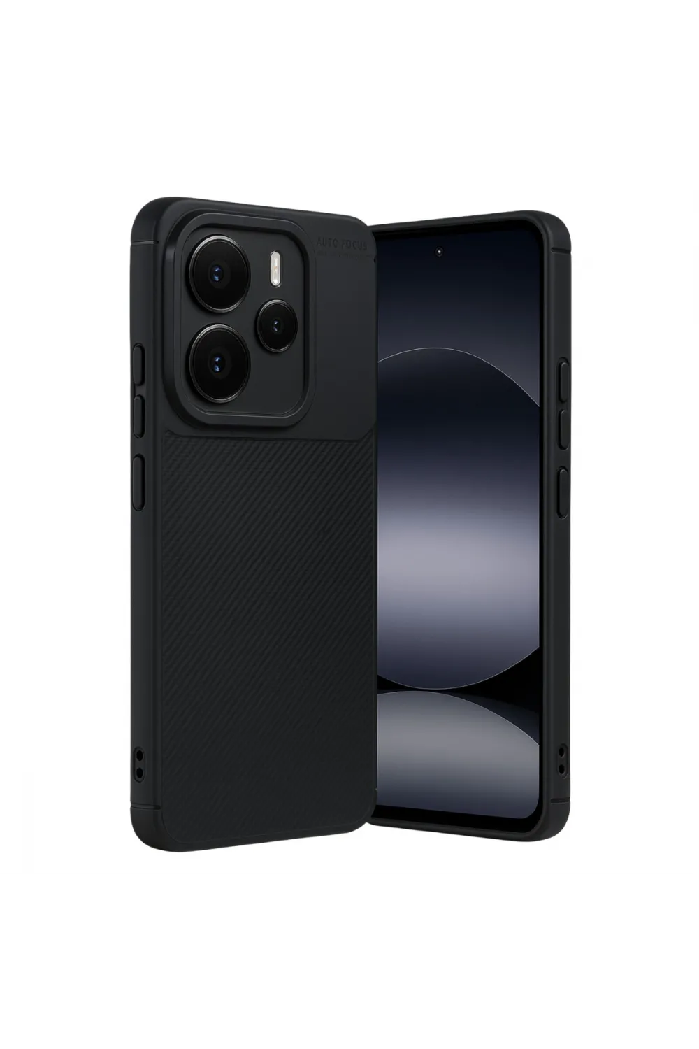 Xiaomi Note 14 5g Auto Focus Karbon Kapak - Siyah