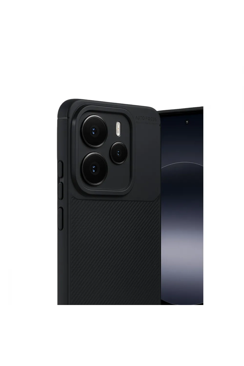 Xiaomi Note 14 5g Auto Focus Karbon Kapak - Siyah