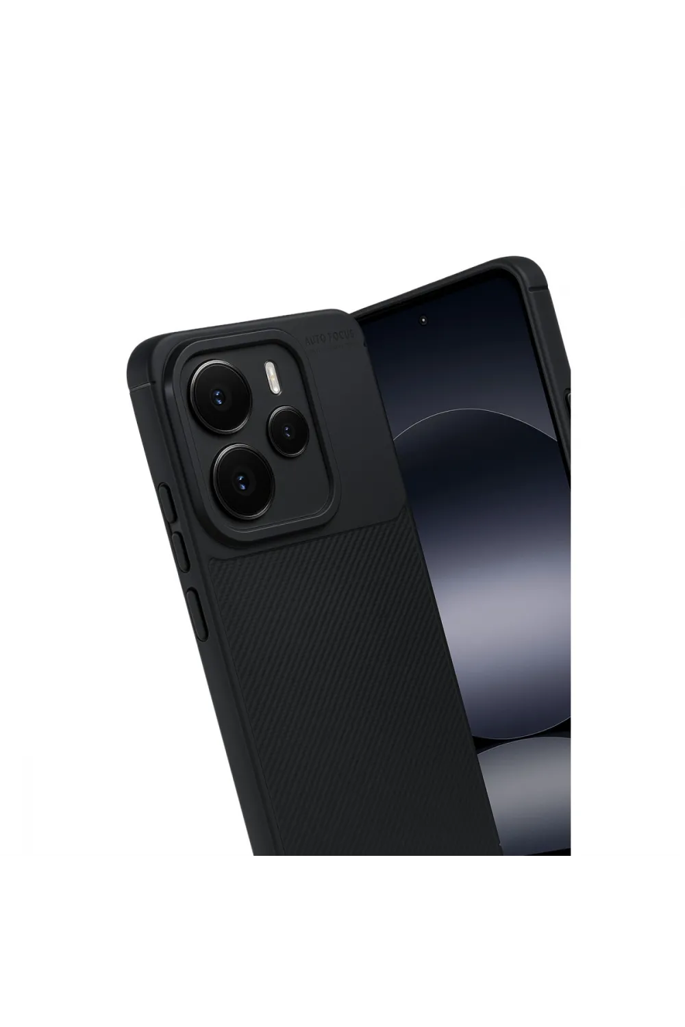 Xiaomi Note 14 5g Auto Focus Karbon Kapak - Siyah