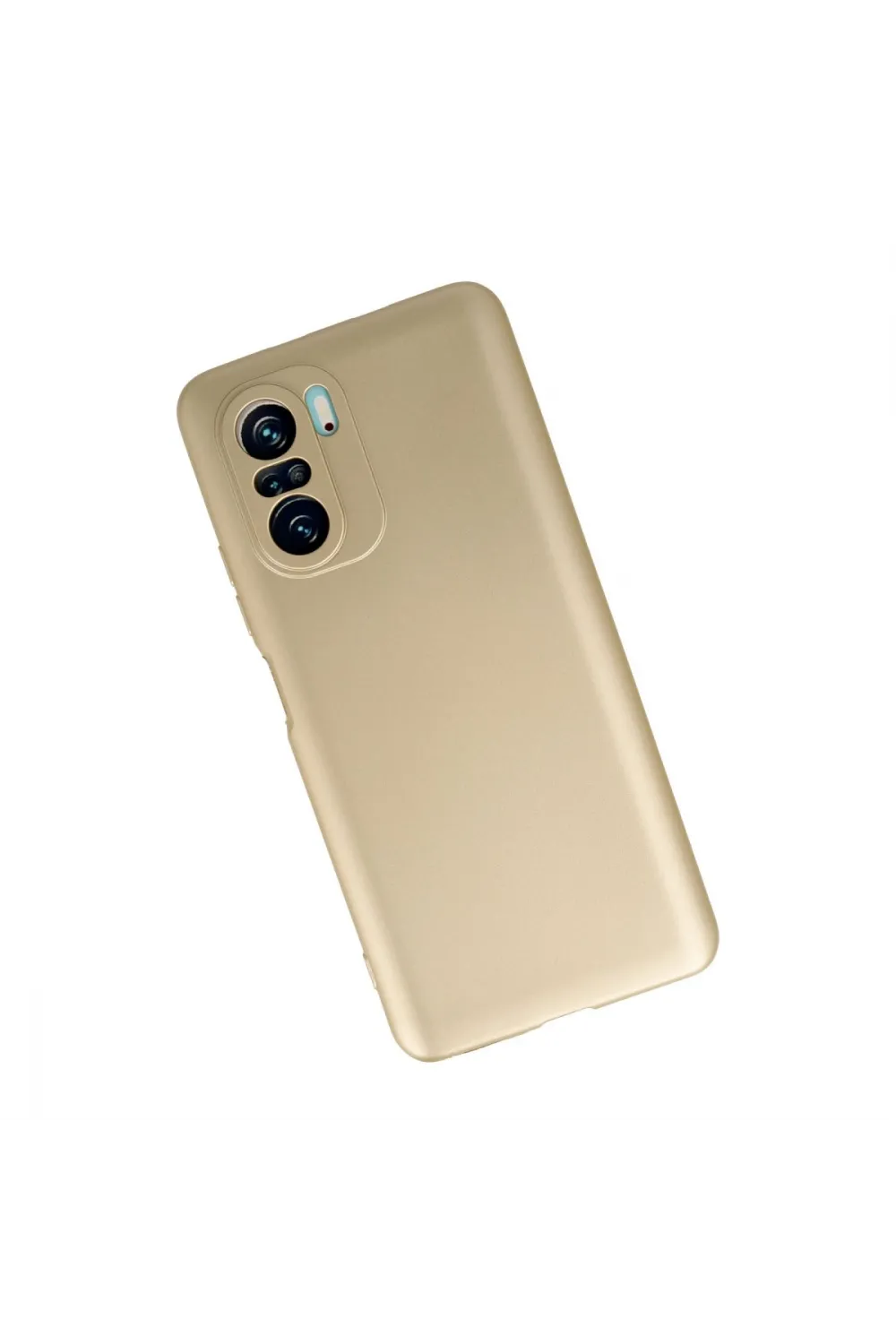 Xiaomi Poco F3 Kılıf First Silikon - Gold
