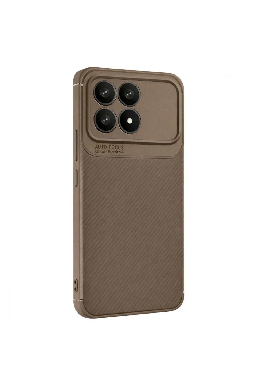 Xiaomi Poco F8 Pro Auto Focus Karbon Kapak - Kahverengi