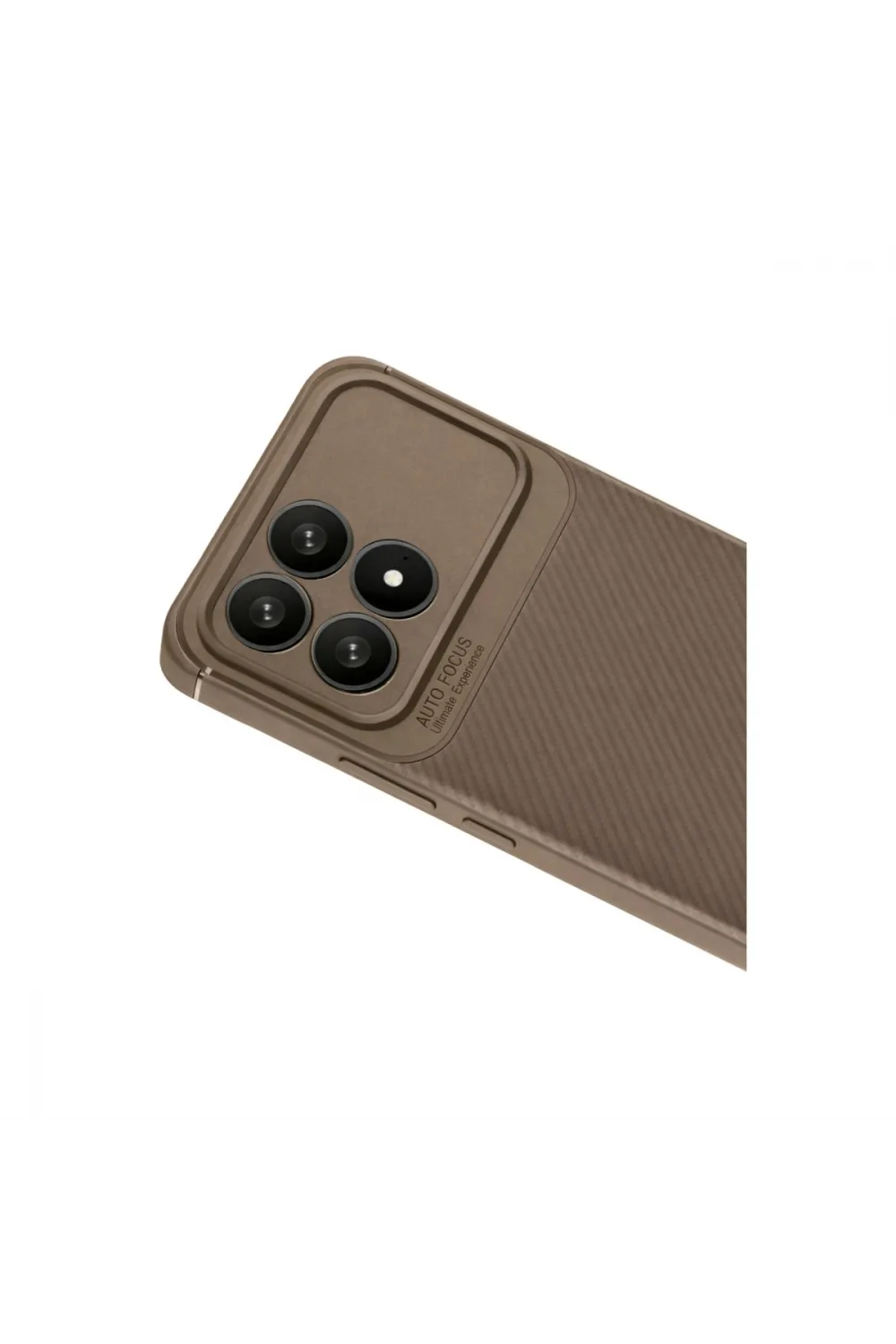 Xiaomi Poco F8 Pro Auto Focus Karbon Kapak - Kahverengi