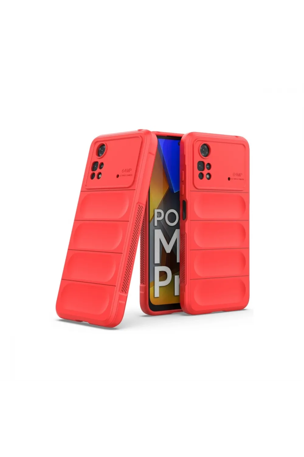 Xiaomi Poco M4 Pro 4g Kılıf Optimum Silikon - Kırmızı