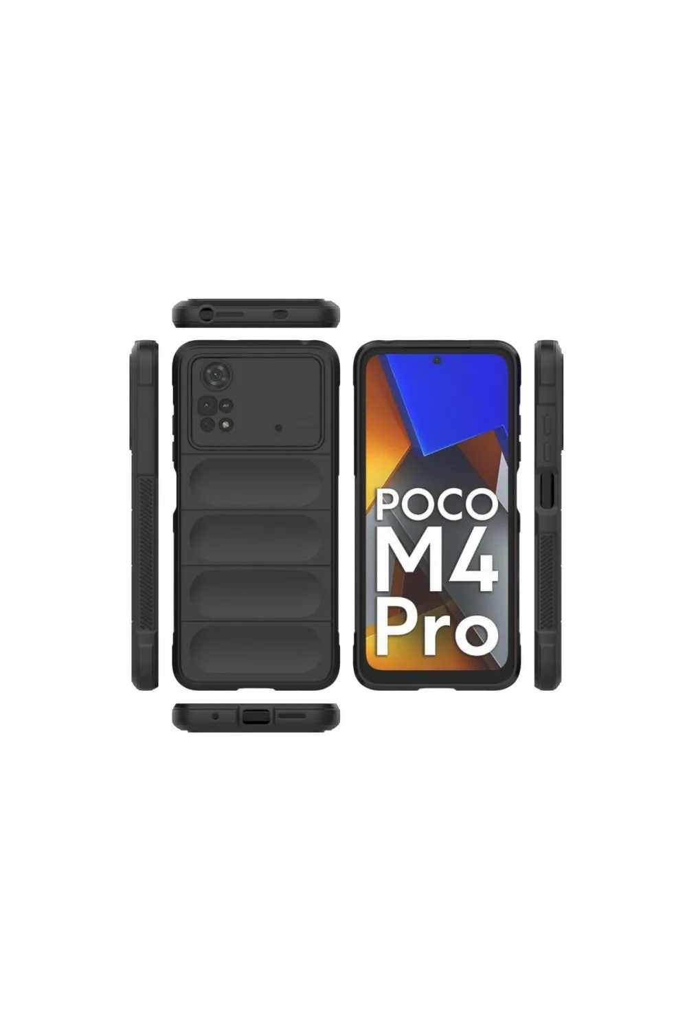 Xiaomi Poco M4 Pro 4g Kılıf Optimum Silikon - Siyah