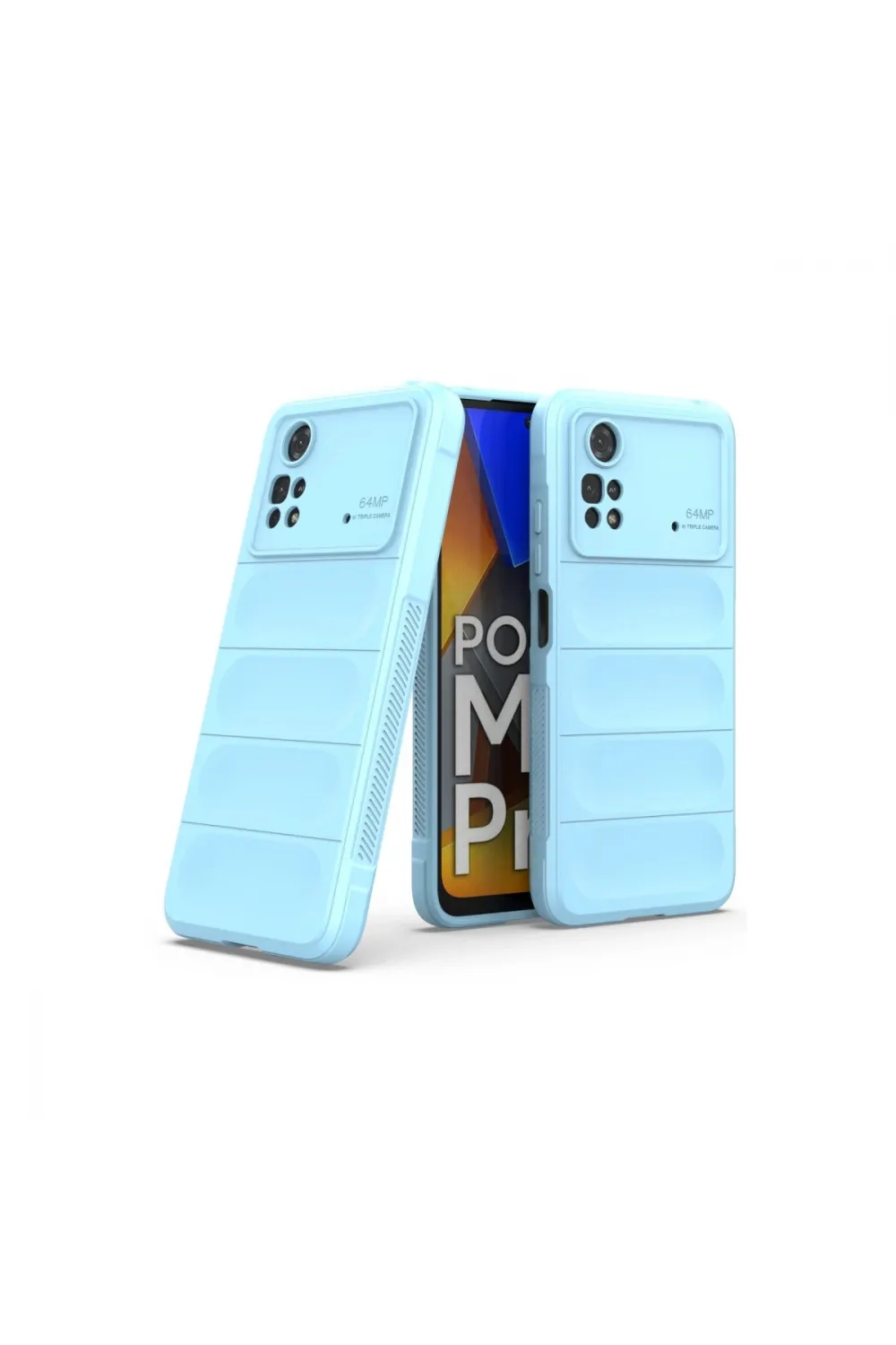 Xiaomi Poco M4 Pro 4g Kılıf Optimum Silikon - Sky Blue