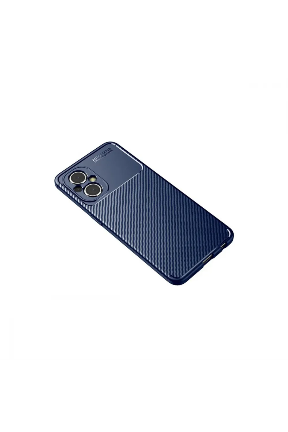Xiaomi Poco M5 Kılıf Auto Focus Karbon Kapak - Lacivert