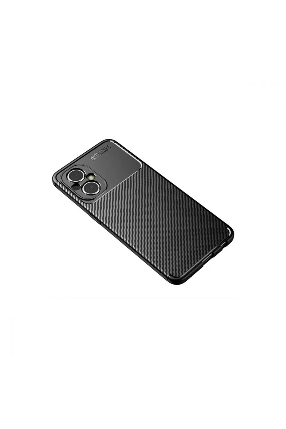 Xiaomi Poco M5 Kılıf Auto Focus Karbon Kapak - Siyah