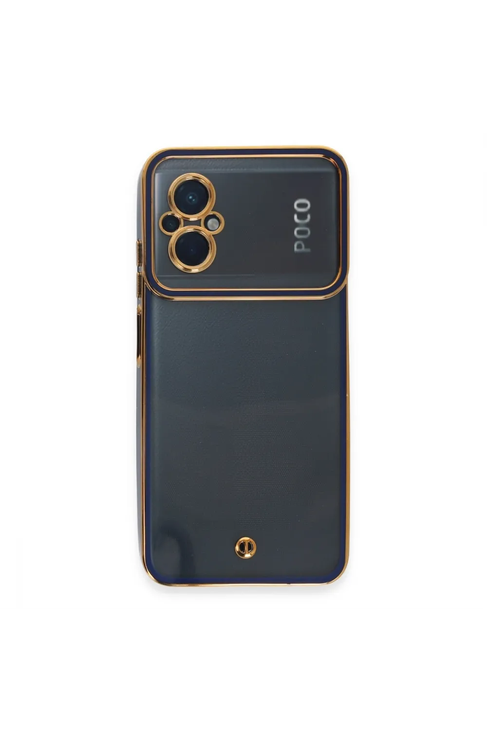 Xiaomi Poco M5 Kılıf Liva Lens Silikon - Mavi