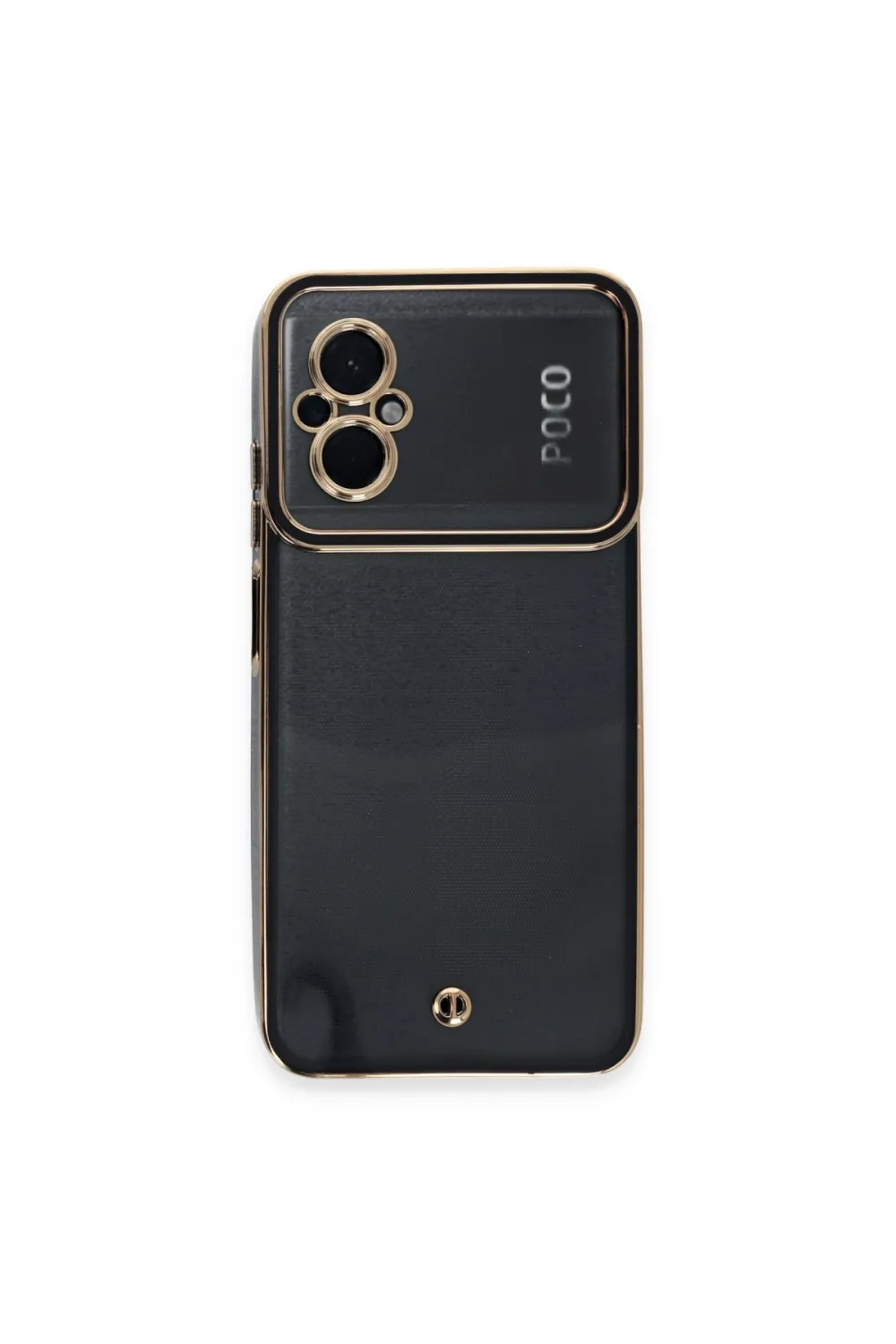 Xiaomi Poco M5 Kılıf Liva Lens Silikon - Siyah