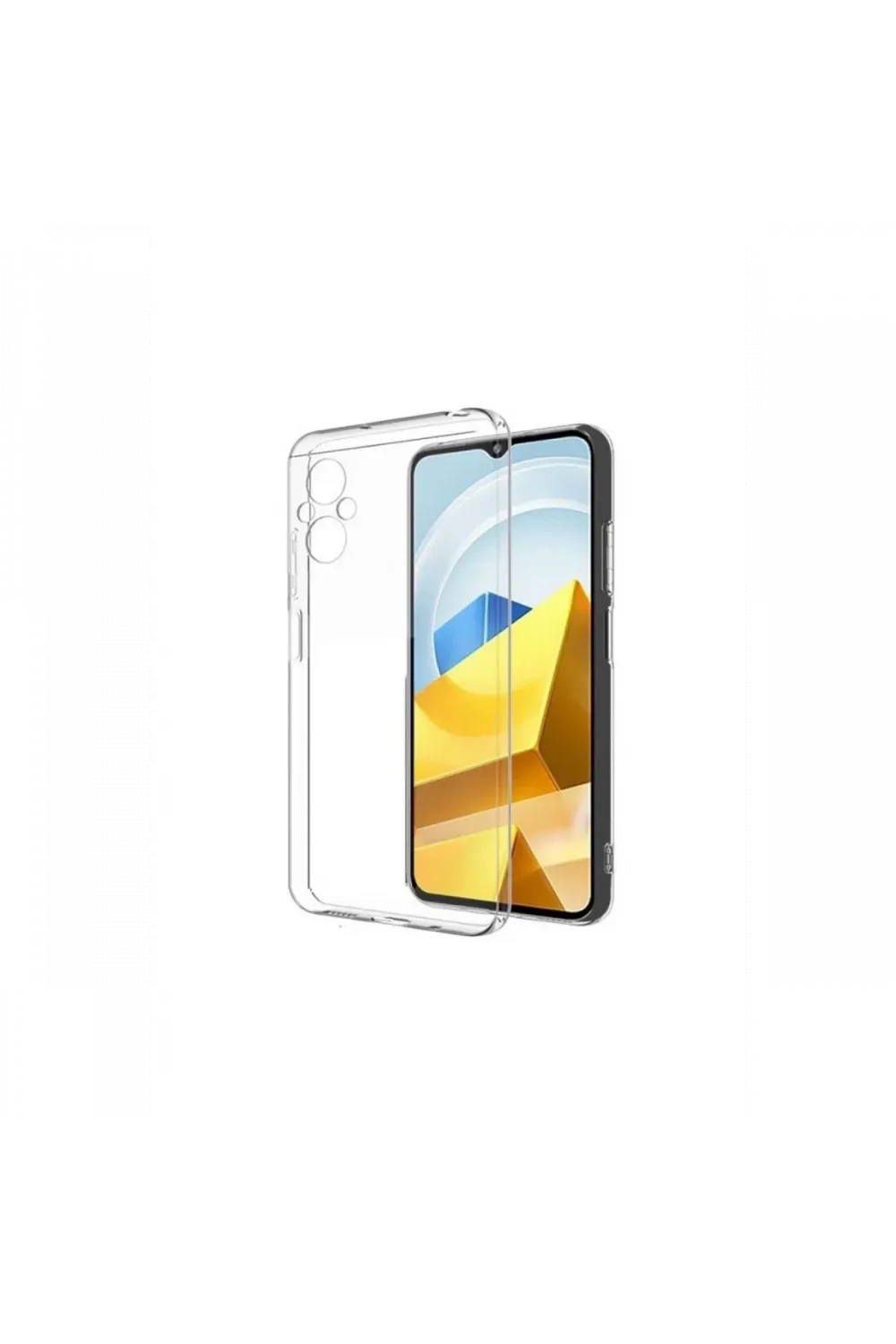 Xiaomi Poco M5 Kılıf Lüx Şeffaf Silikon