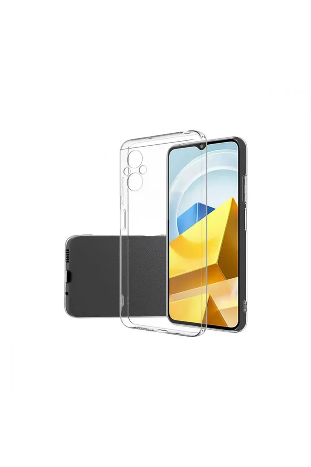 Xiaomi Poco M5 Kılıf Lüx Şeffaf Silikon