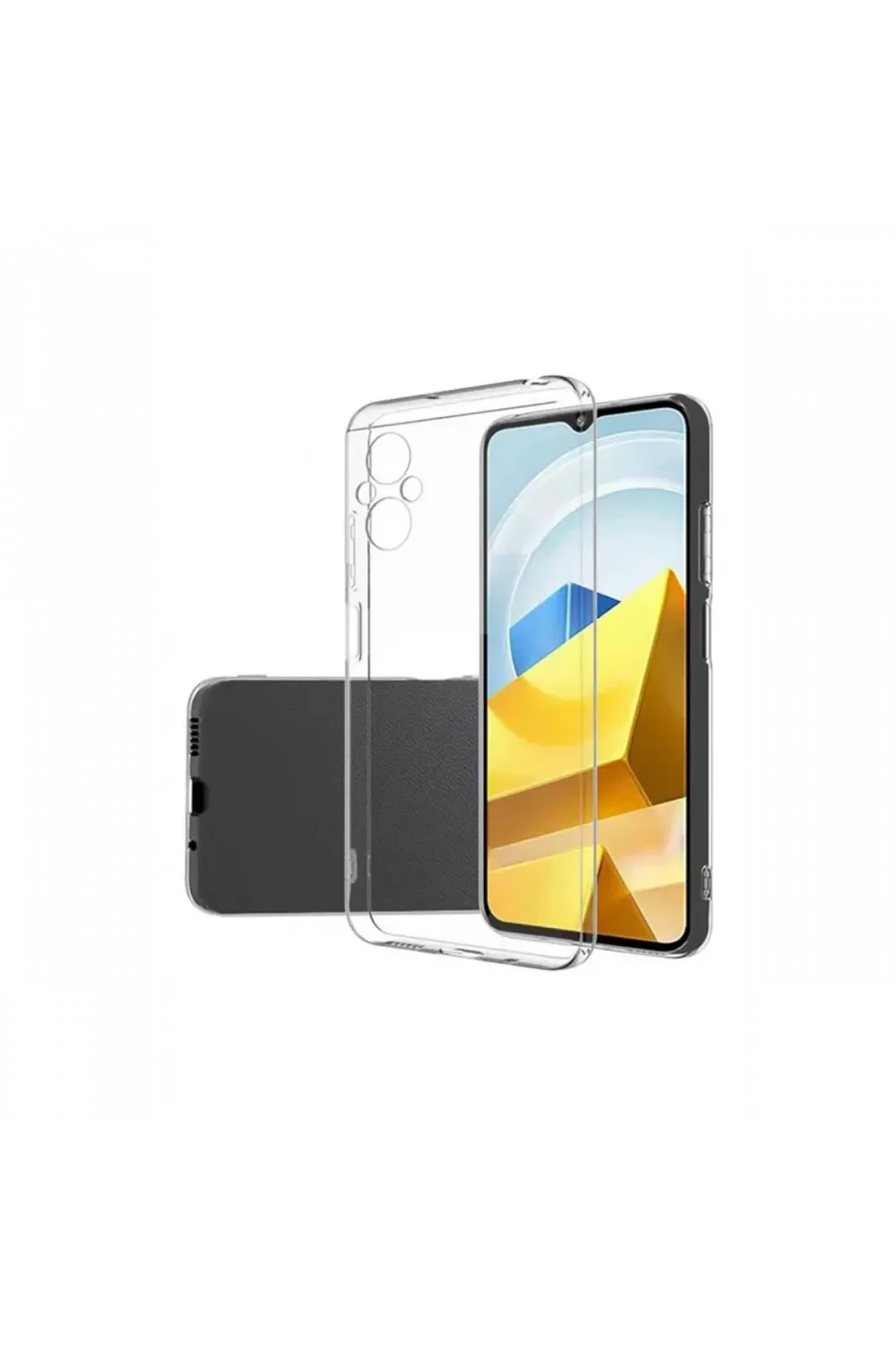 Xiaomi Poco M5 Kılıf Lüx Şeffaf Silikon