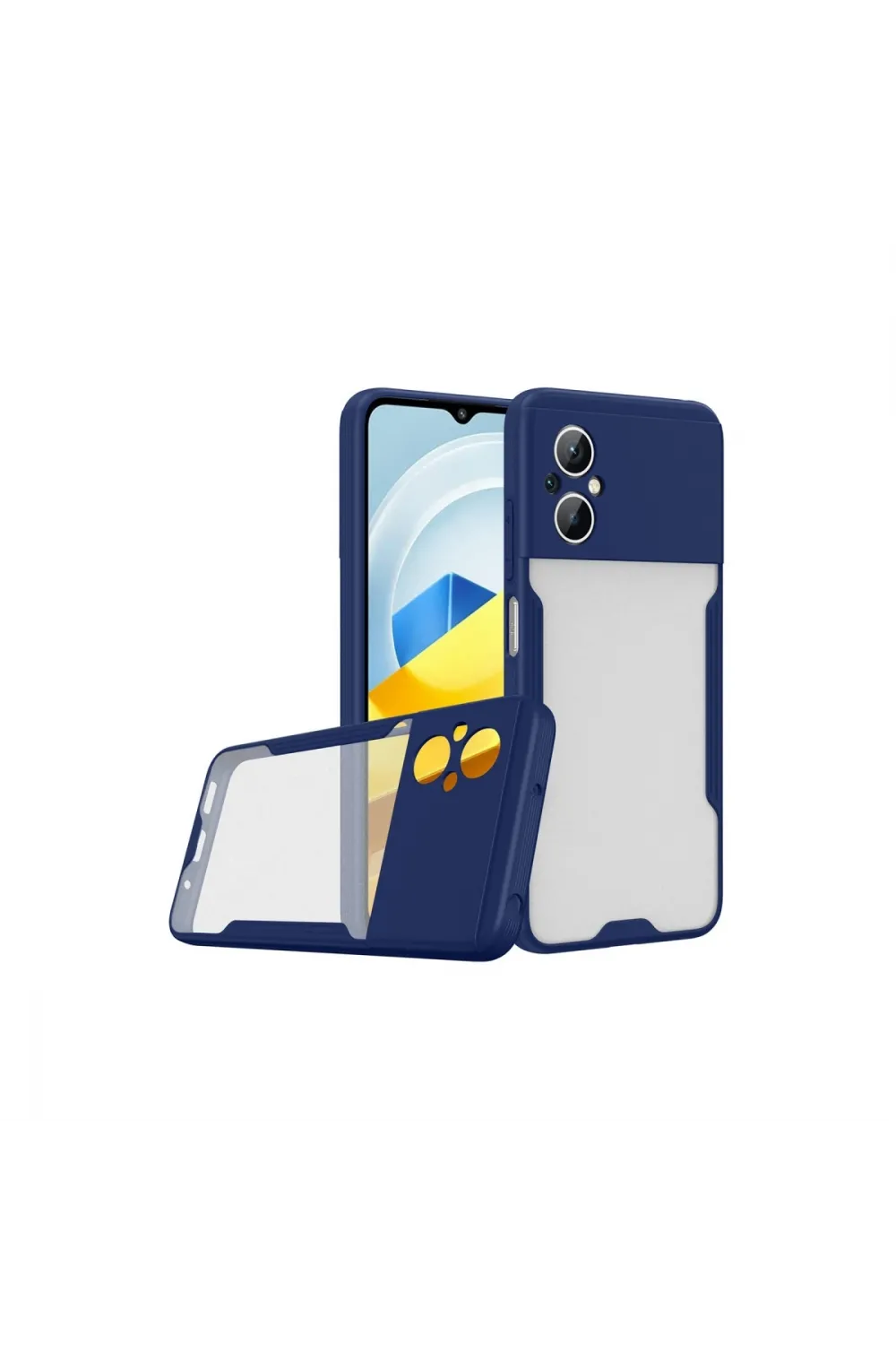 Xiaomi Poco M5 Kılıf Platin Silikon - Lacivert