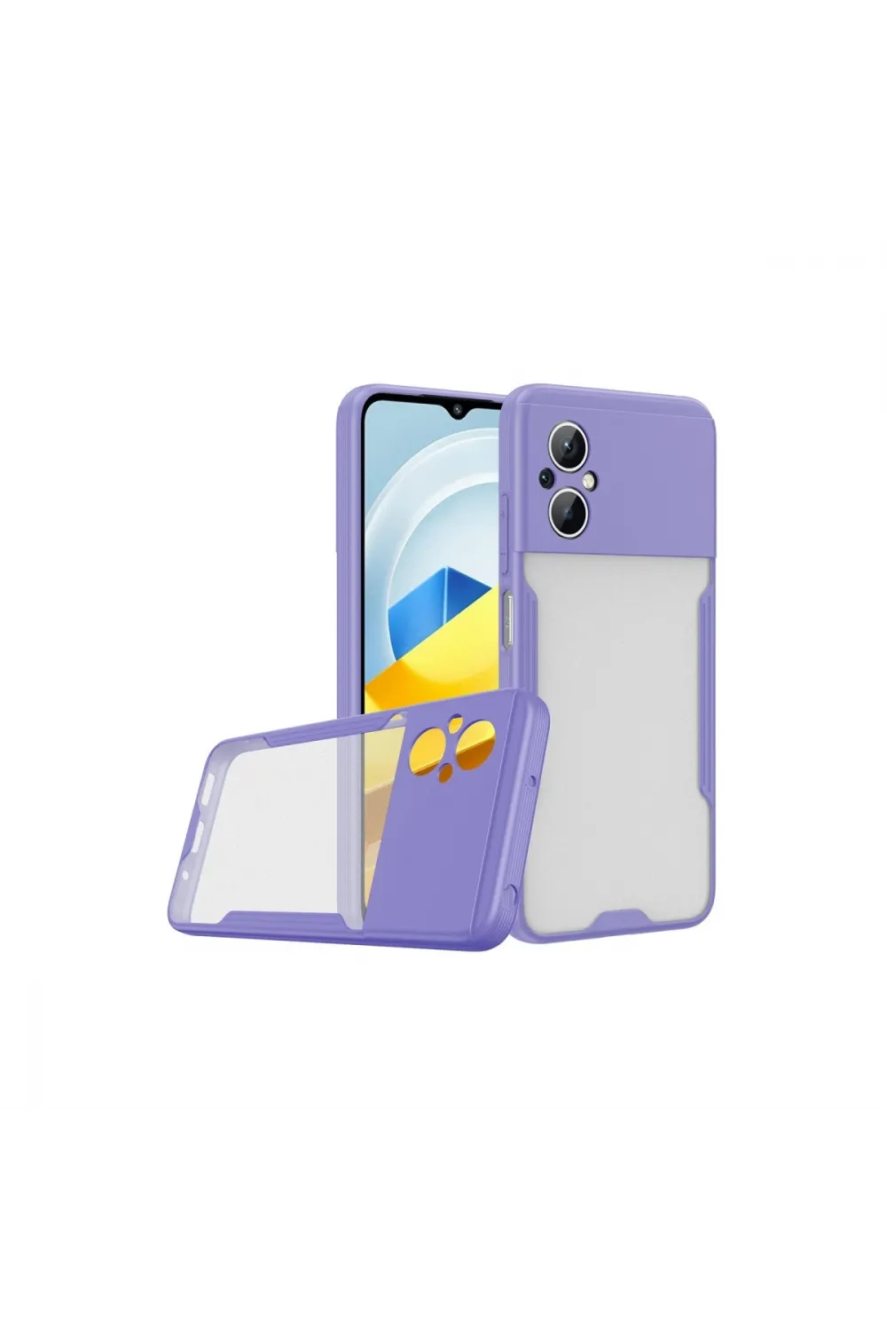 Xiaomi Poco M5 Kılıf Platin Silikon - Lila