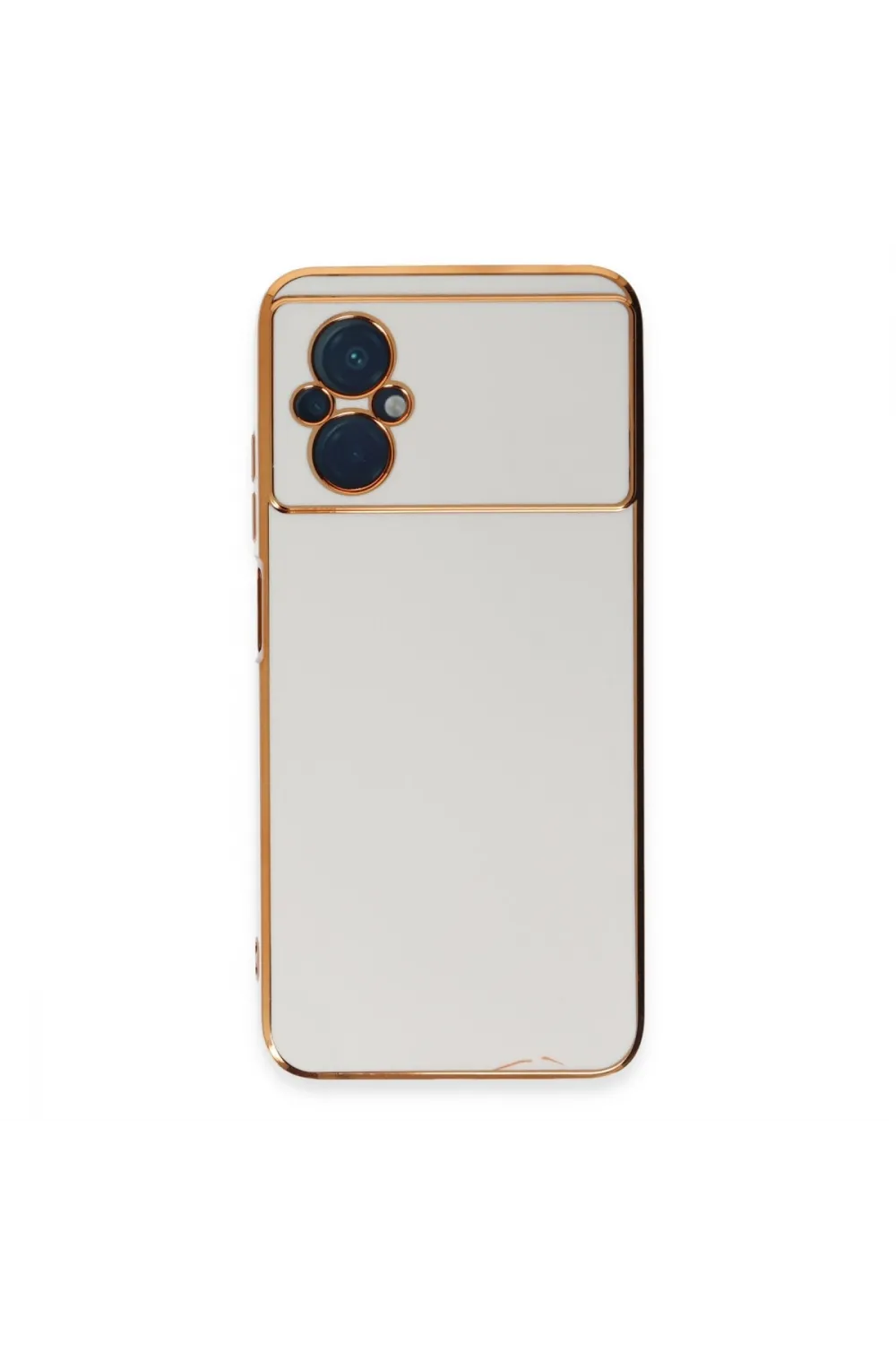 Xiaomi Poco M5 Kılıf Volet Silikon - Beyaz