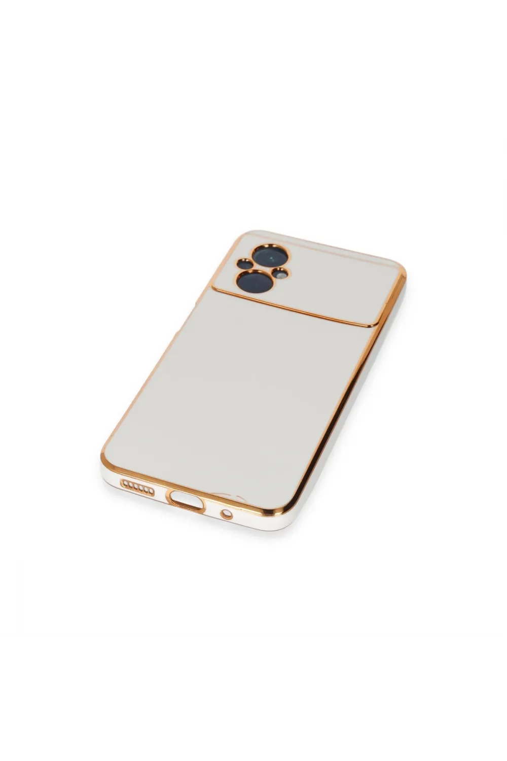 Xiaomi Poco M5 Kılıf Volet Silikon - Beyaz