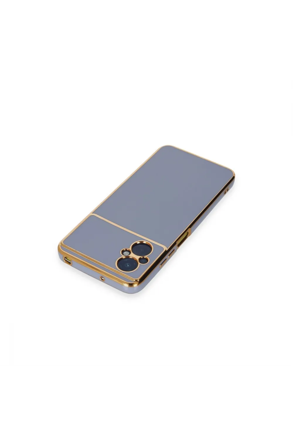 Xiaomi Poco M5 Kılıf Volet Silikon - Mavi