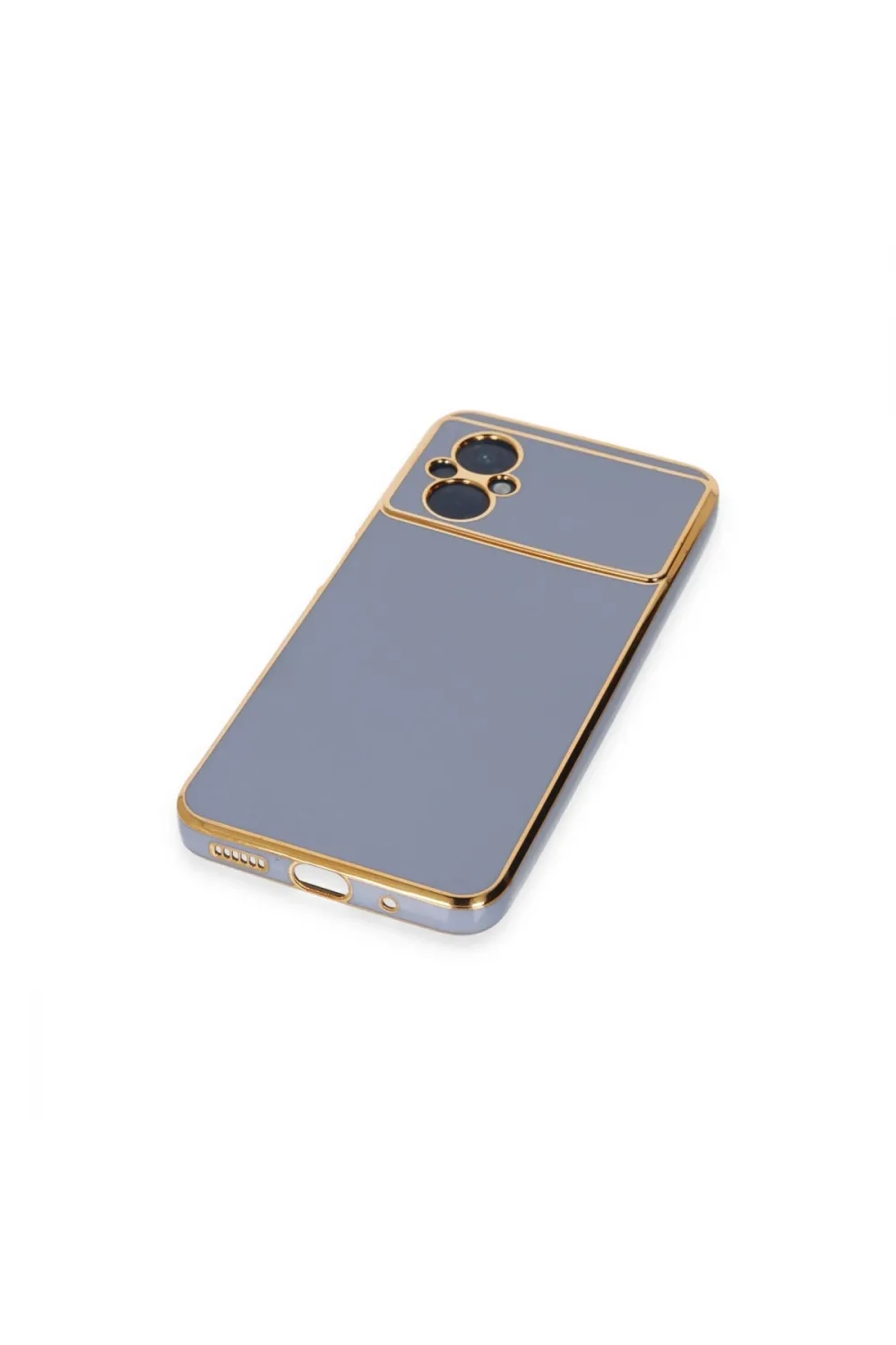 Xiaomi Poco M5 Kılıf Volet Silikon - Mavi