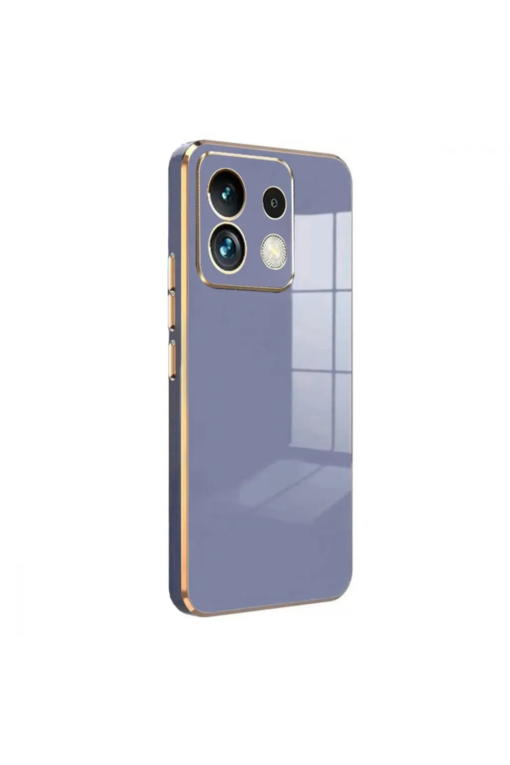 Xiaomi Poco M6 Pro 4g Kılıf Volet Silikon - Mavi