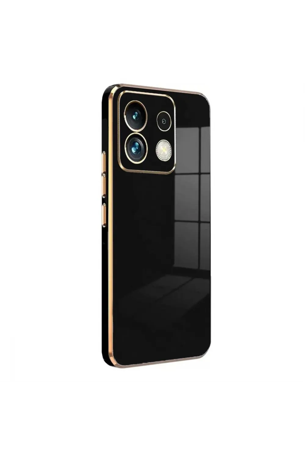 Xiaomi Poco M6 Pro 4g Kılıf Volet Silikon - Siyah