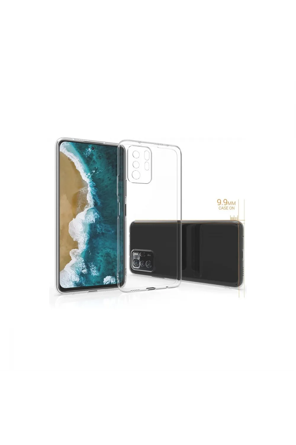 Xiaomi Poco X3 Gt Kılıf Lüx Şeffaf Silikon
