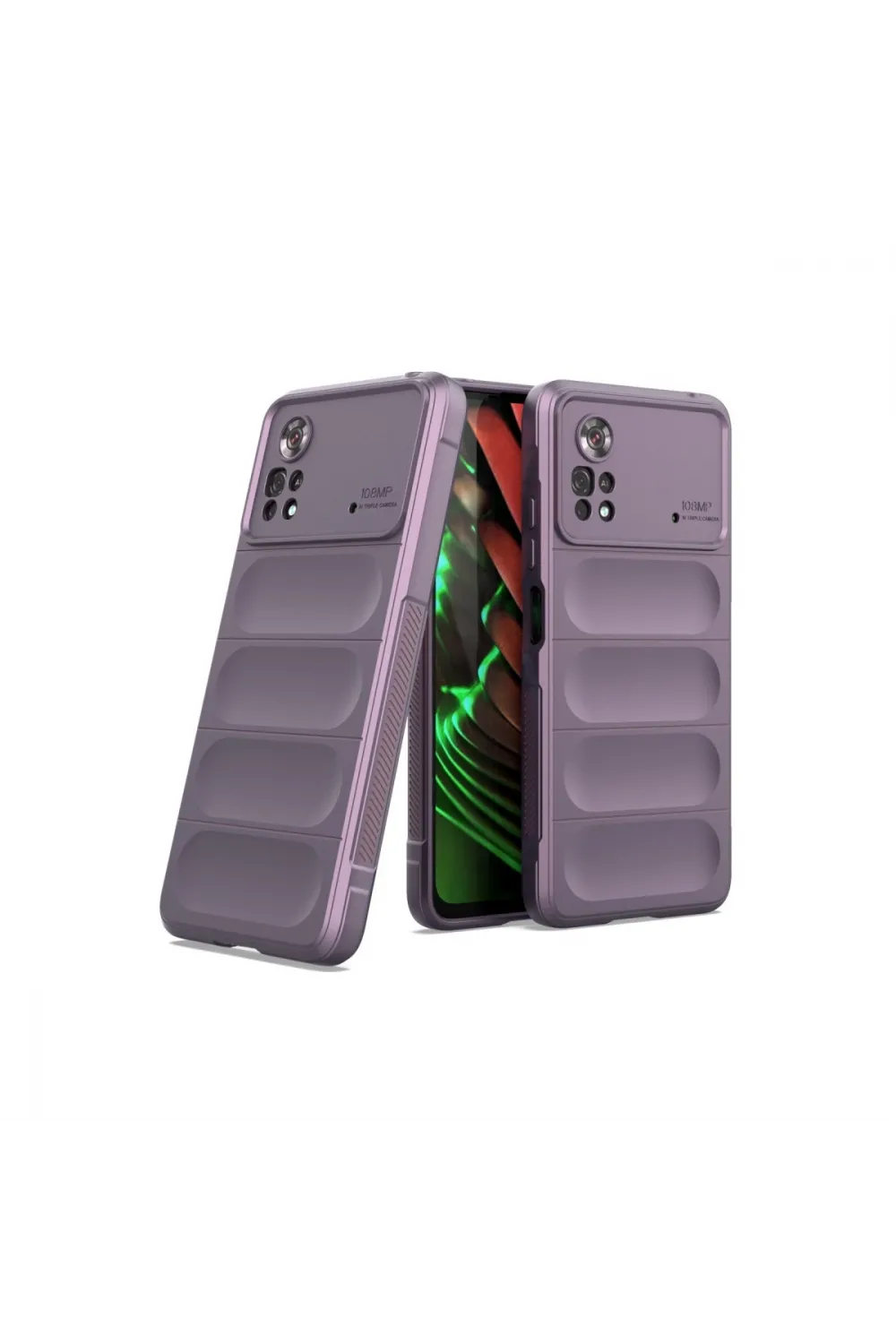 Xiaomi Poco X4 Pro 5g Kılıf Optimum Silikon - Mor