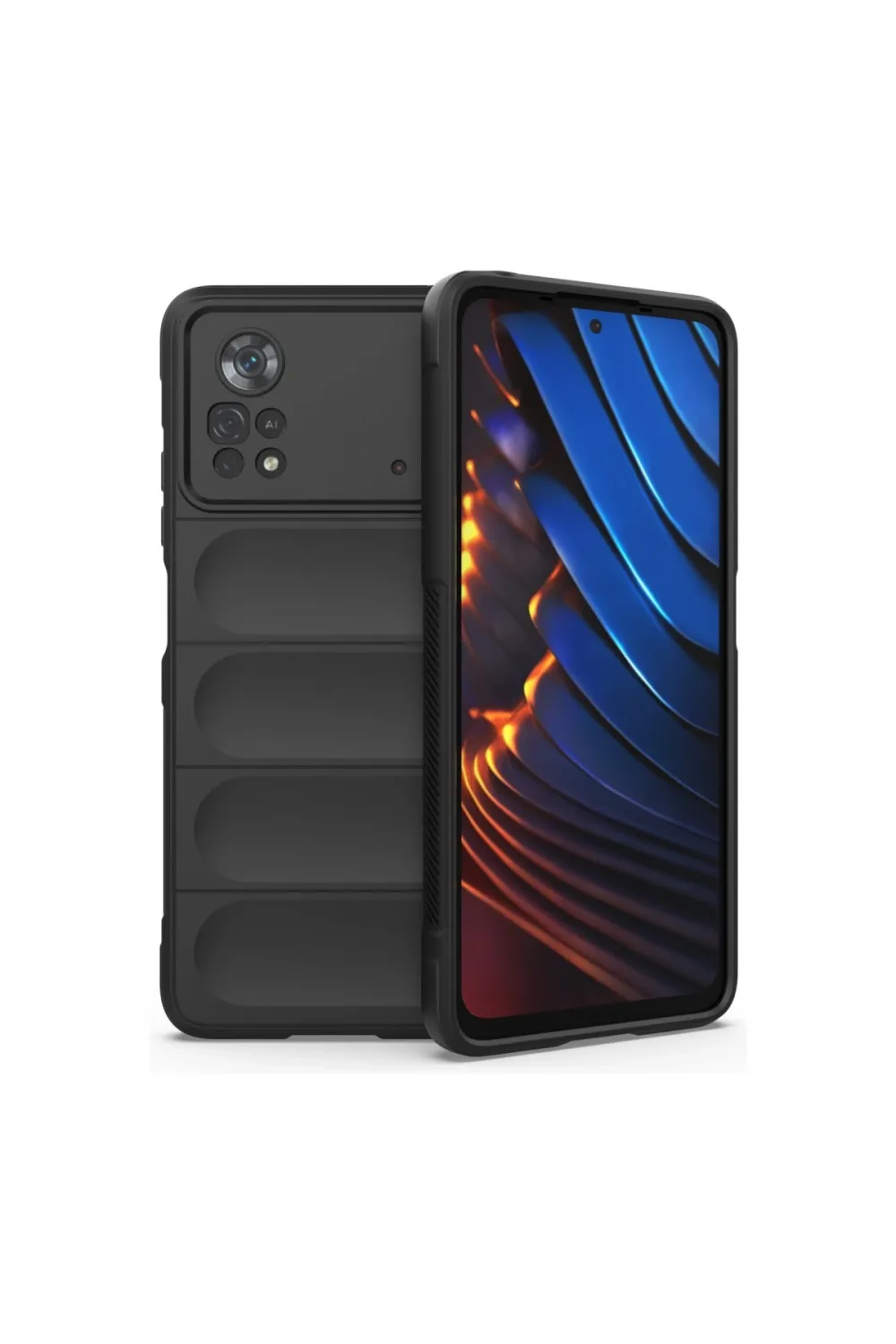 Xiaomi Poco X4 Pro 5g Kılıf Optimum Silikon - Siyah