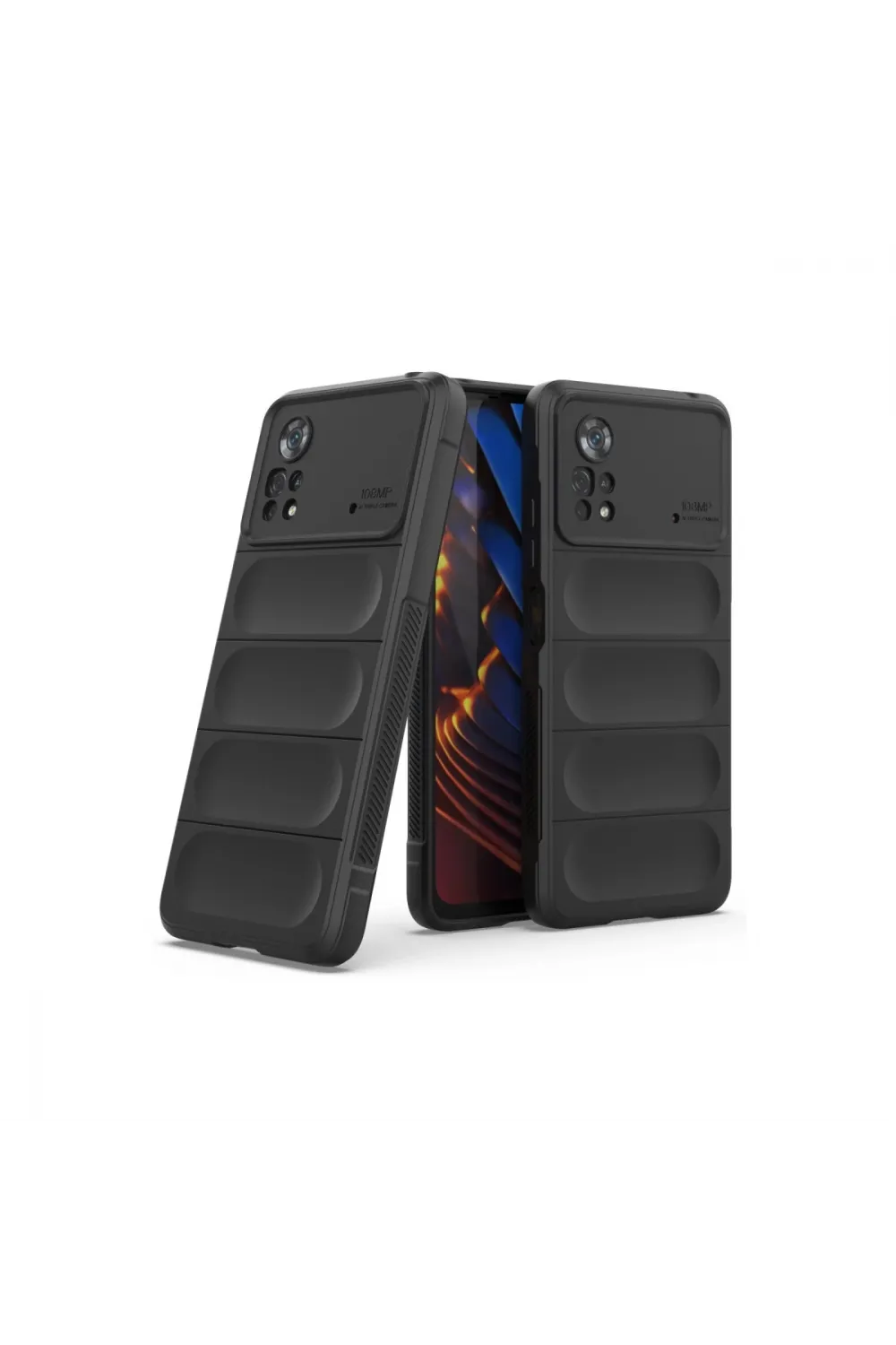 Xiaomi Poco X4 Pro 5g Kılıf Optimum Silikon - Siyah