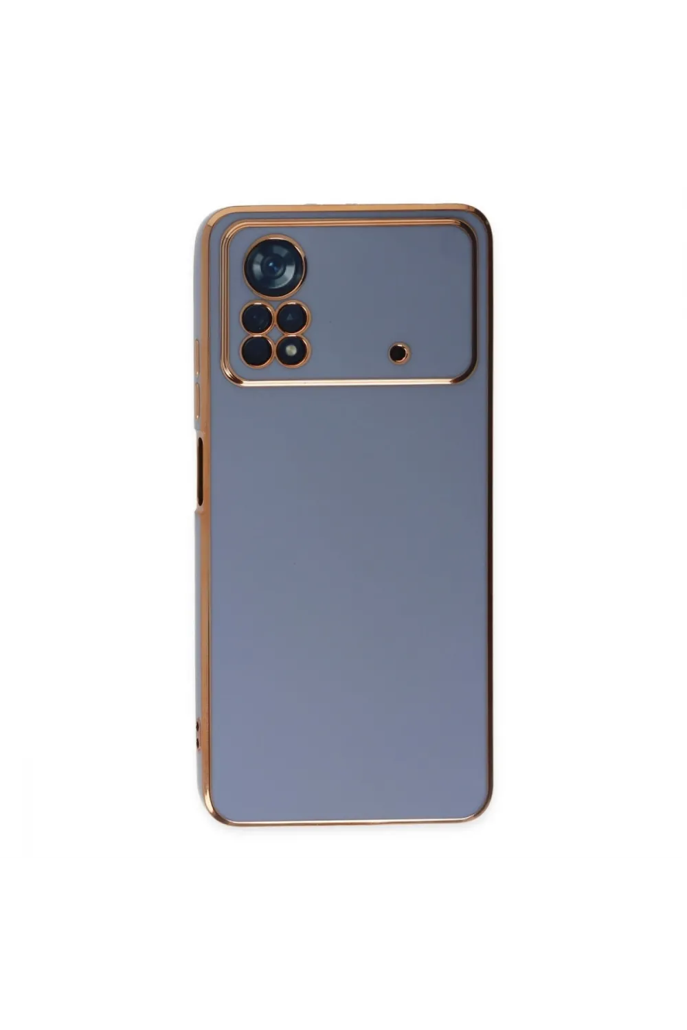 Xiaomi Poco X4 Pro 5g Kılıf Volet Silikon - Mavi