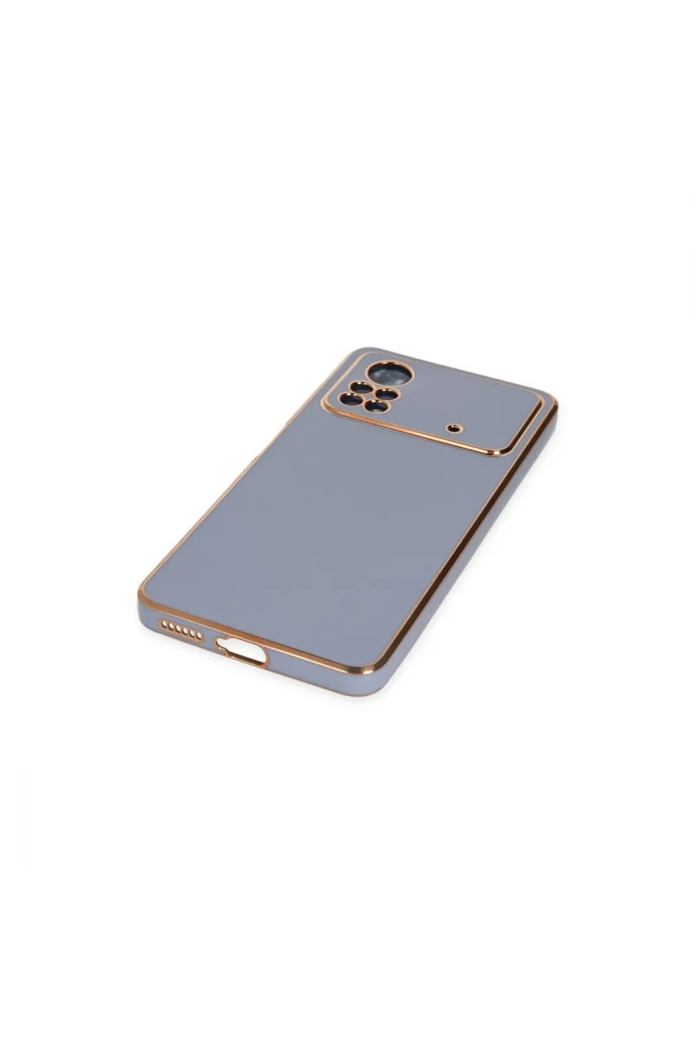 Xiaomi Poco X4 Pro 5g Kılıf Volet Silikon - Mavi