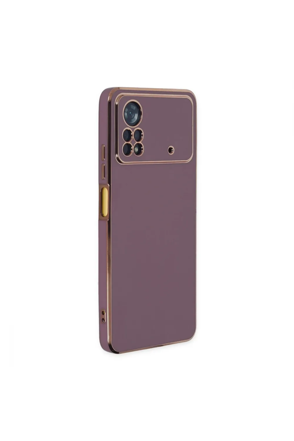 Xiaomi Poco X4 Pro 5g Kılıf Volet Silikon - Mor