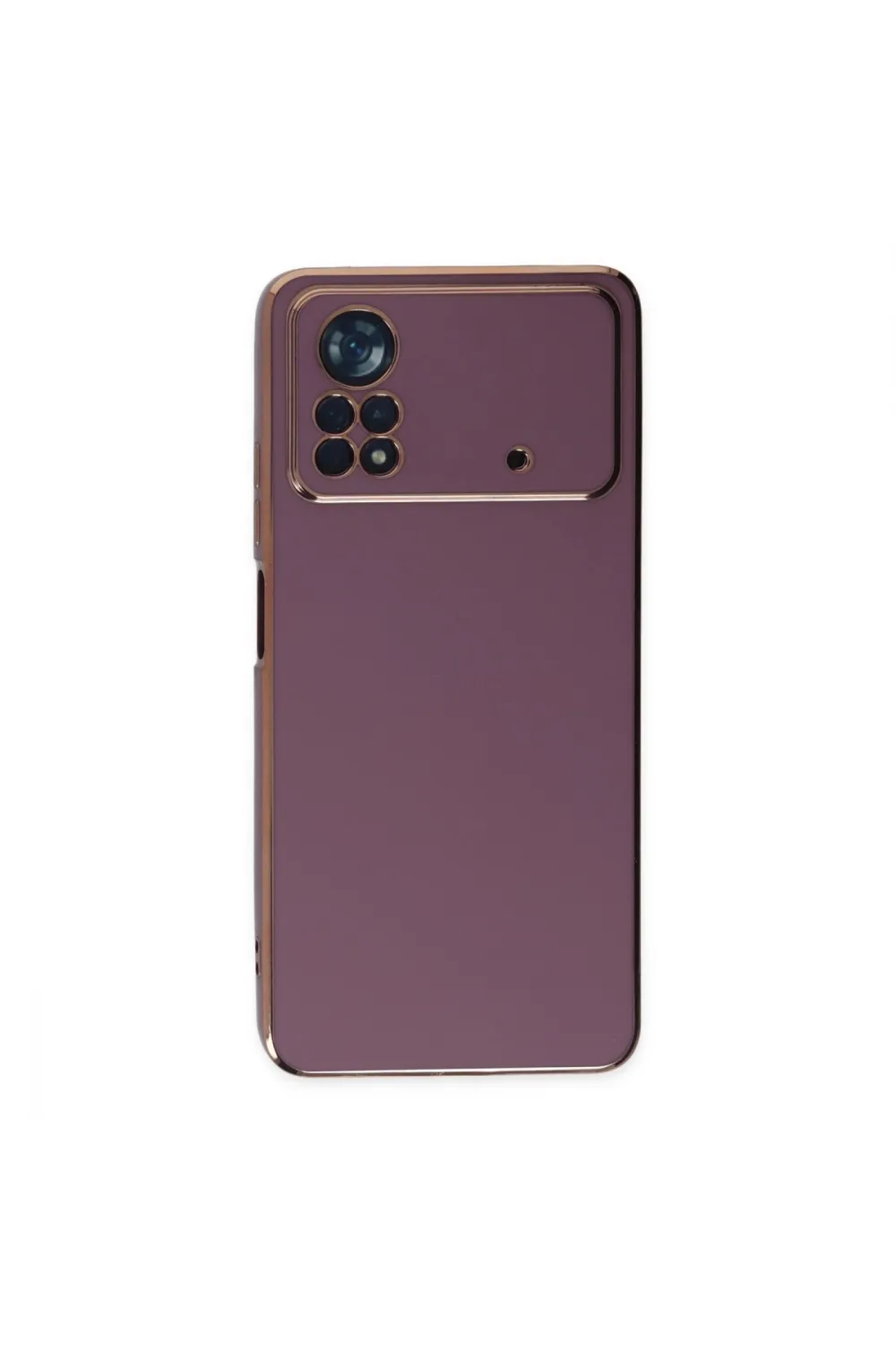 Xiaomi Poco X4 Pro 5g Kılıf Volet Silikon - Mor