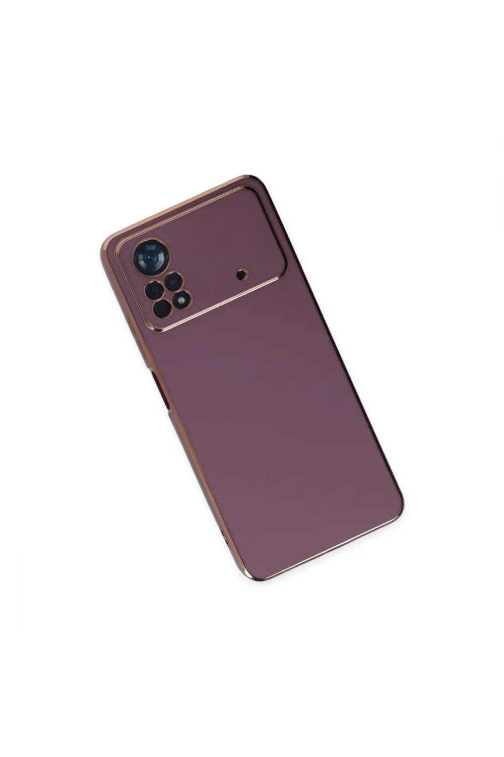Xiaomi Poco X4 Pro 5g Kılıf Volet Silikon - Mor