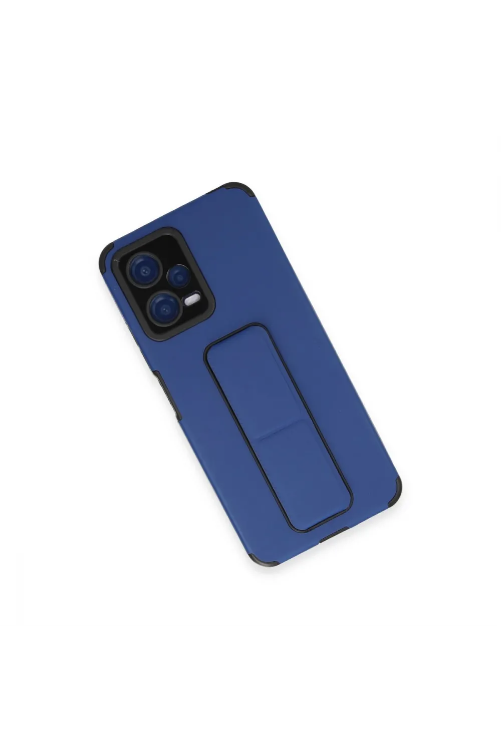 Xiaomi Poco X5 5g Kılıf Mega Standlı Silikon - Mavi