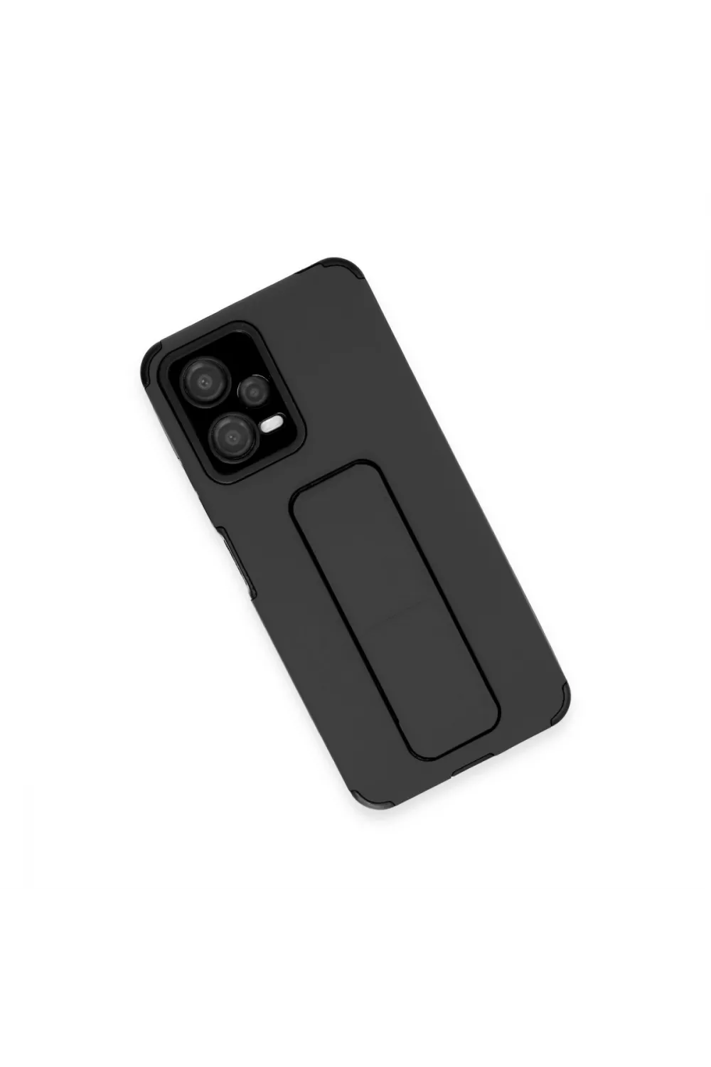 Xiaomi Poco X5 5g Kılıf Mega Standlı Silikon - Siyah