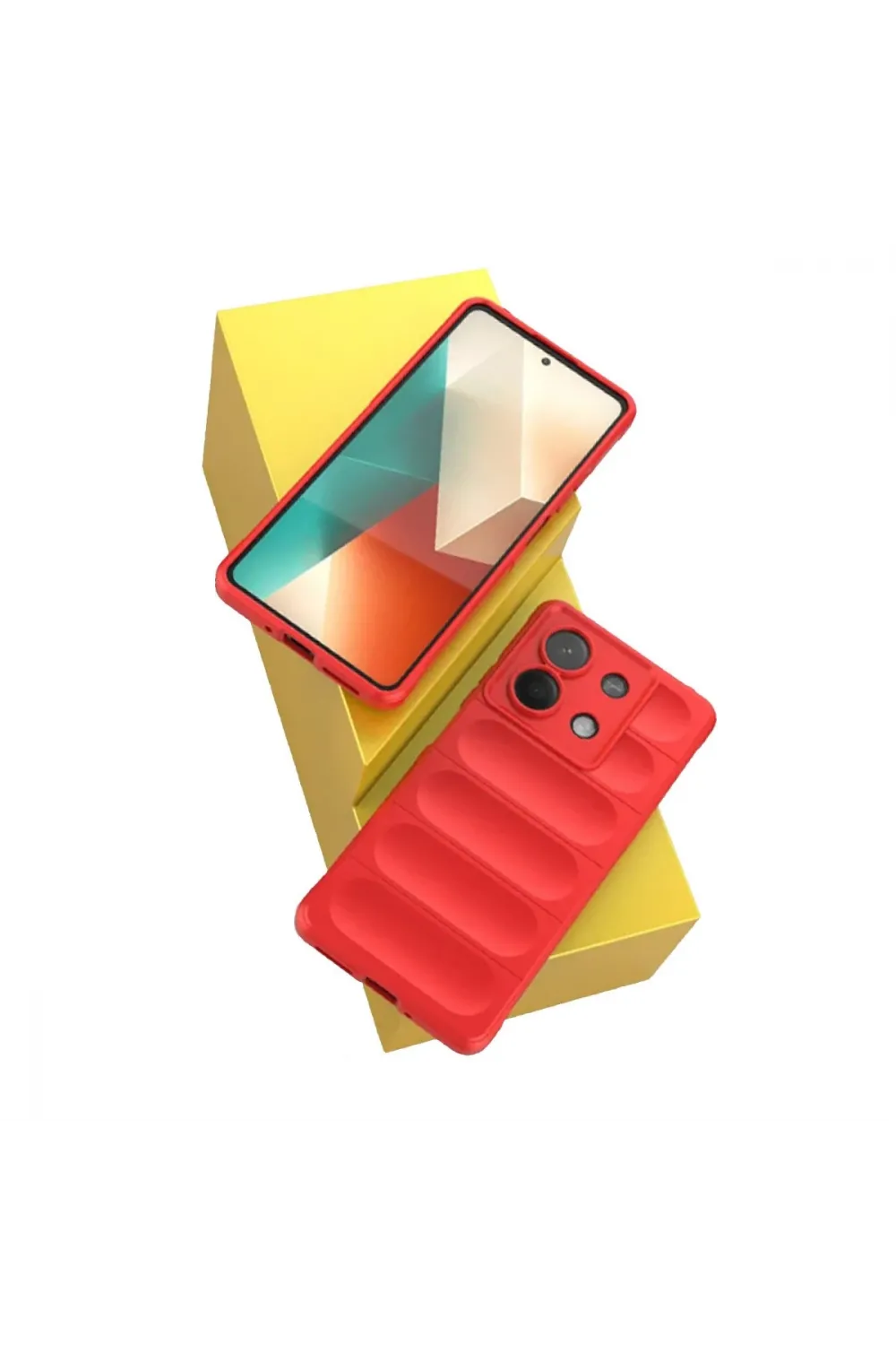 Xiaomi Poco X6 Kılıf Optimum Silikon - Krem