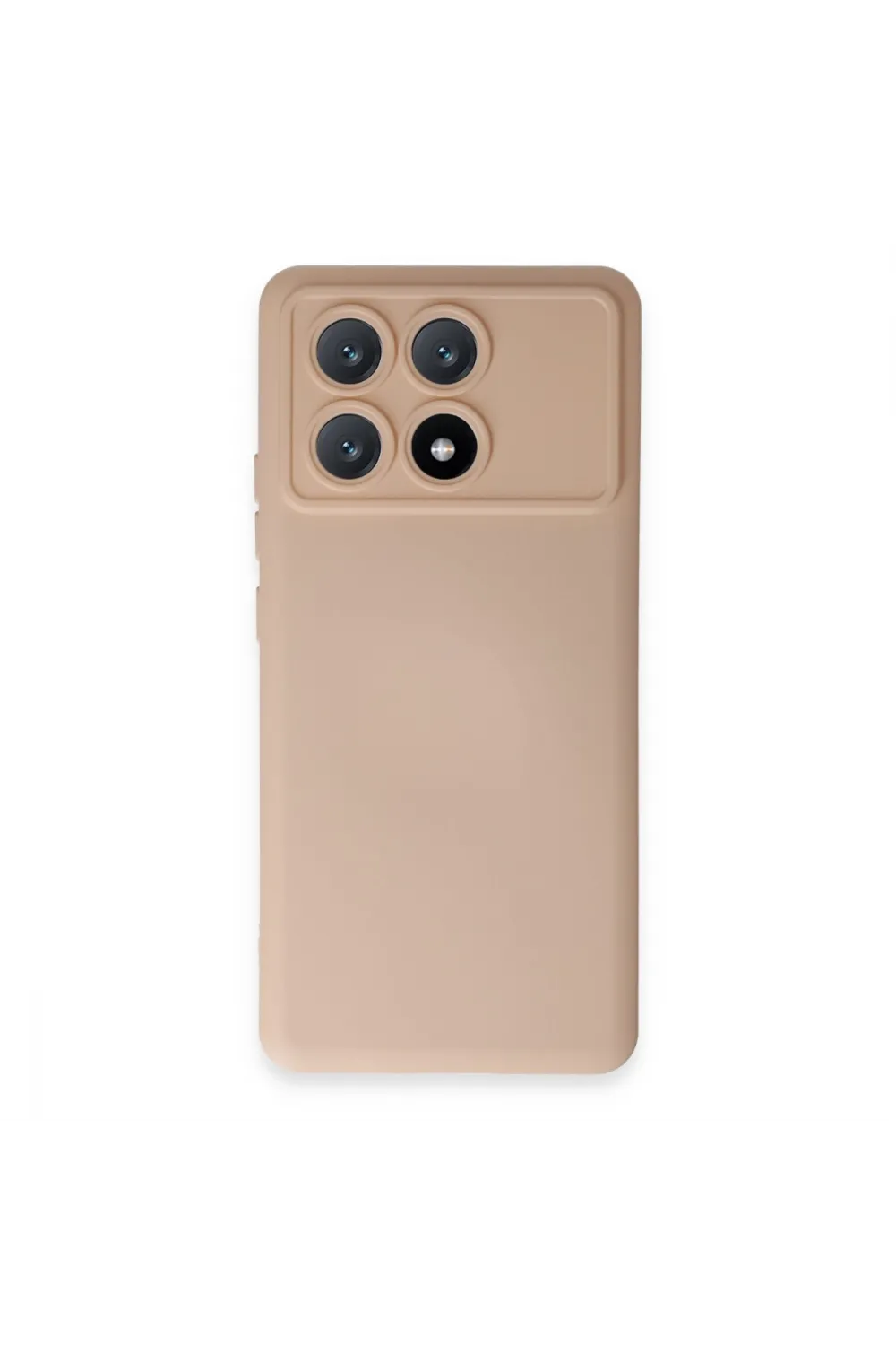 Xiaomi Poco X6 Pro Kılıf Nano İçi Kadife Silikon - Pudra