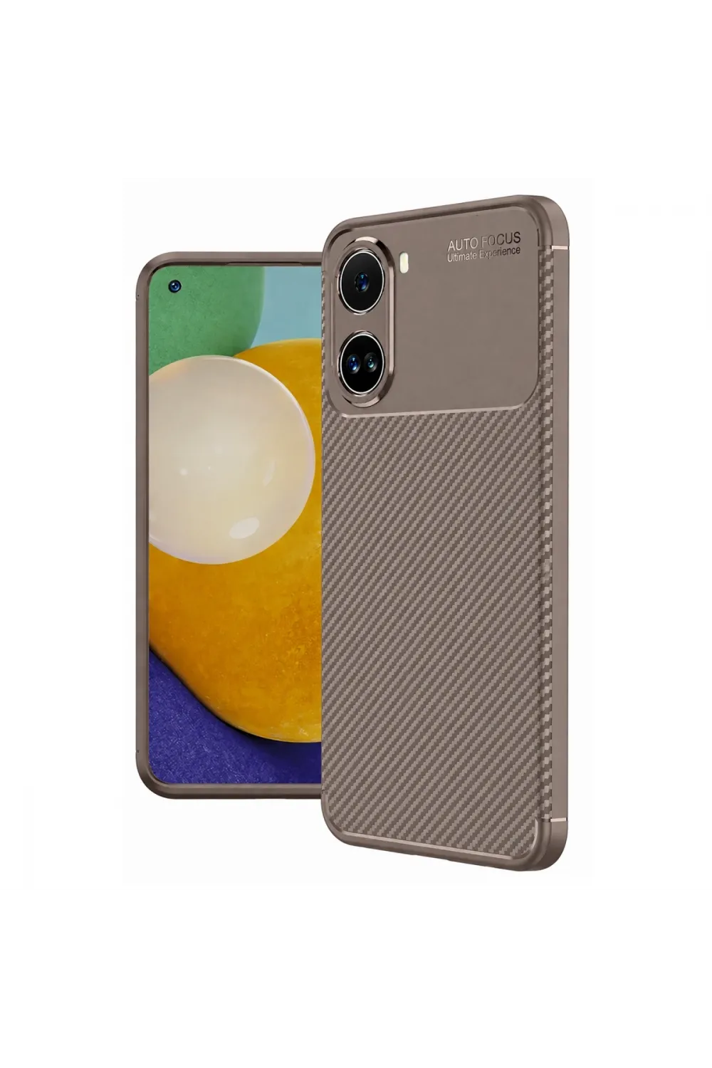 Xiaomi Poco X7 Pro Kılıf Auto Focus Karbon Kapak - Gri