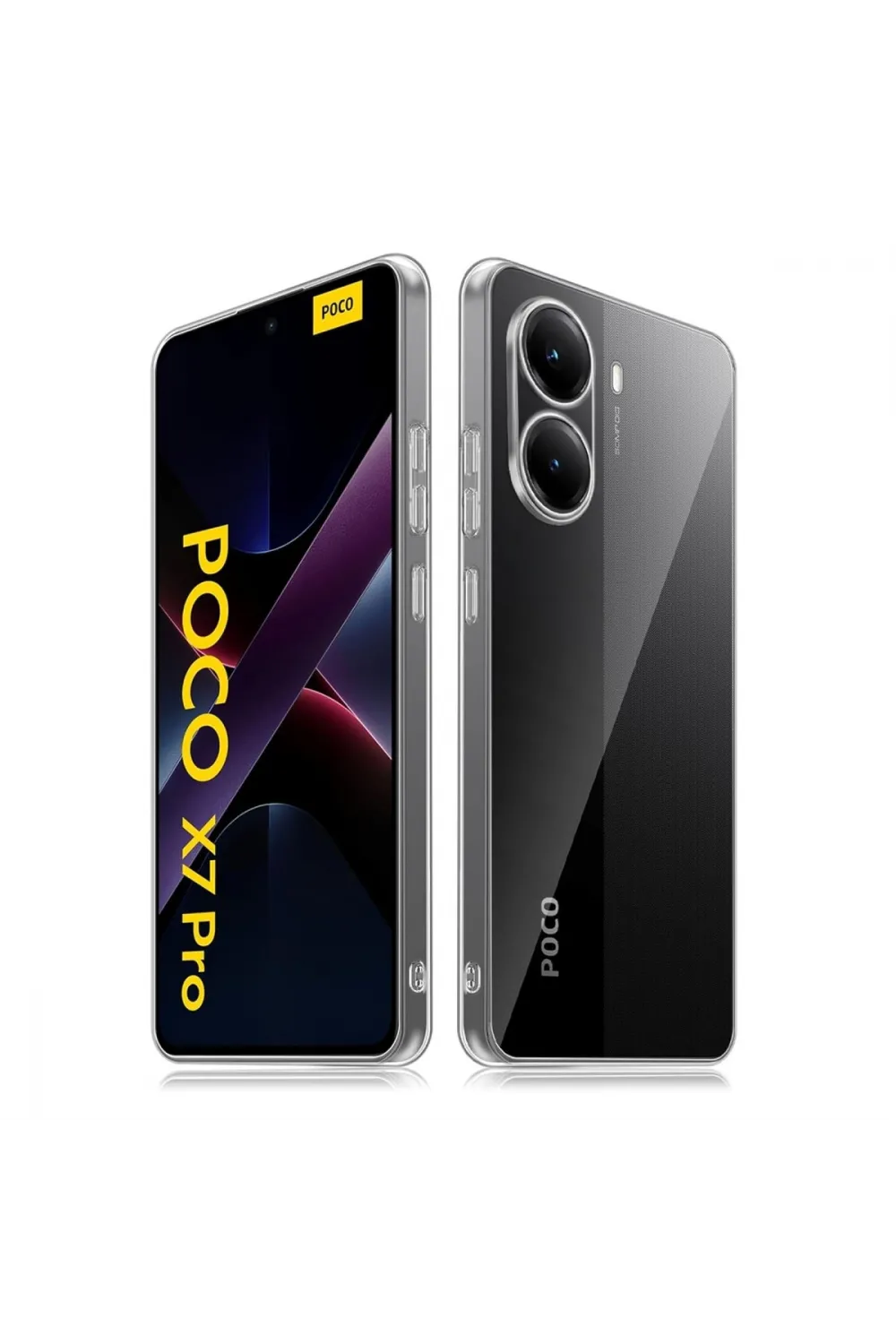 Xiaomi Poco X7 Pro Kılıf Lüx Şeffaf Silikon