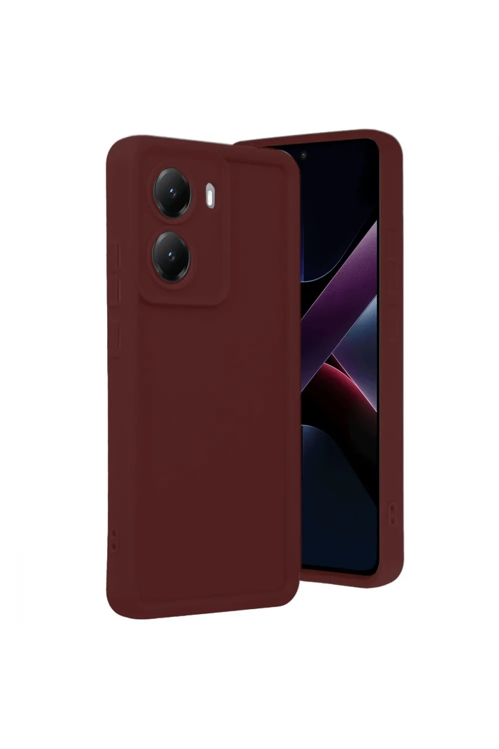 Xiaomi Poco X7 Pro Viera Silikon - Bordo